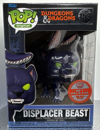 Funko Pop Displacer Beast #153 Droppp Legendary Exclusive Dungeons & Dragons
