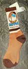 Pugs Mr. Owl Vintage Style Tootsie Pop Socks How Many Licks? New