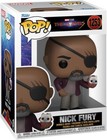 Funko Pop Marvel - The Marvels - Nick Fury w/ Flerkitten Figure # 1253 New F