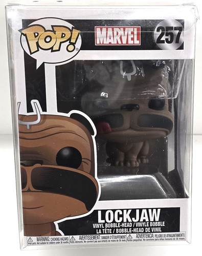 Funko Pop Marvel Inhumans 257 Lockjaw  (In Pop Protector)