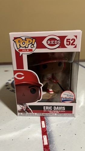 Eric Davis #52 Funko Pop! Cincinnati Reds Great American Ball Park Exclusive