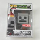 Funko Pop! Minecraft Flaming Skeleton #326 Target Exclusive New w/ Protector