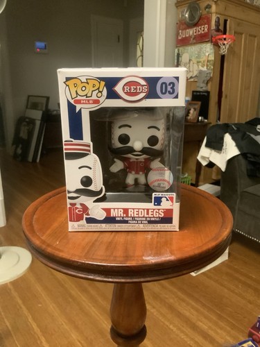 Funko Pop! Sports Vinyl Figure MLB Mascots Mr. Redlegs #3 Red Jersey
