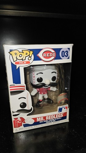 Funko Pop! Vinyl: Mr. Redlegs #3, Mascot, Baseball, Cincinnati Reds.