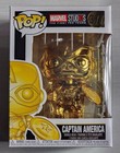 New Funko Pop! Vinyl: Marvel Studios 10 - Captain America (Gold/Chrome) #377
