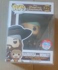 Funko Pop Pirates of the Caribbean Barbossa w/ Monkey #225 NYCC Exclusive 1000LE