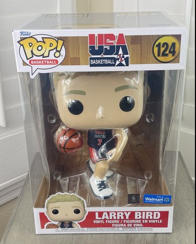 Funko Pop Larry Bird Team USA Basketball #124 Walmart Exclusive 10” - New in Box