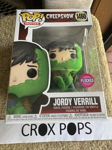 RARE JORDY VERRILL FLOCKED 1460 Creepshow Funko Pop Vinyl New in Mint Box + P/P