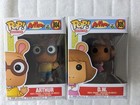 Funko Pop! Animation Arthur #804 & D.W. #805  PBS Kids + Pop Protectors