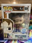 Funko Pop TV #1009 The Office Dwight Schrute Princess Unicorn Shop Exc w/ V2 Pro