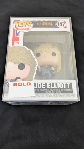 Joe Elliott 147 ~ Def Leppard ~ Funko Pop Vinyl ~ Rocks + FREE POP PROTECTOR