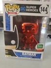 Funko Pop! DC Super Heroes Batman #144 Red Chrome Funko Shop Exclusive Vaulted