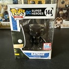 Funko Pop! DC SUPERHEROES Batman #144 Black Chrome 2017 Fall Convention