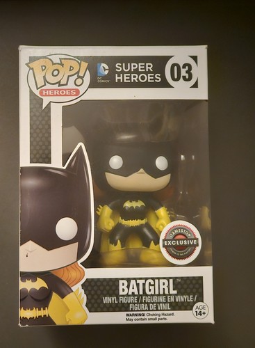 Funko Pop Heroes DC Super Heroes Batgirl #03 Vinyl Figure GameStop Exclusive New