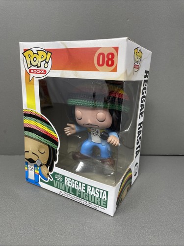 Funko Pop! Rocks: Reggae Rasta (Bob Marley ) #08 Vaulted