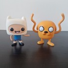 Funko Pop - Adventure Time - Finn #32 And Jake #33 (No Boxes)