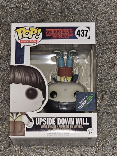 FUNKO POP! Television Stranger Things Upside Down Will # 437 ThinkGeek Exclusive