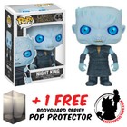 FUNKO POP GAME OF THRONES NIGHT KING #44 VINYL FIGURE + FREE POP PROTECTOR