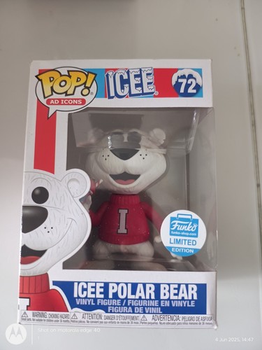 Funko Pop! Ad Icons #72 Icee Polar Bear Limited edition.