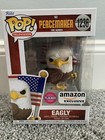 Funko Pop Eagly Peacemaker 1236 Flocked Amazon Exclusive W/protector