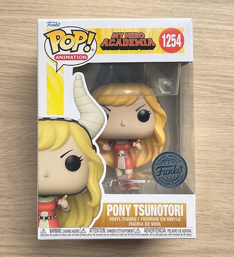 Funko Pop My Hero Academia Pony Tsunotori #1254 + Free Protector