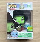 Funko Pop The Wizard Of Oz Wicked Witch & Winged Monkey SDCC #1581 + Protector