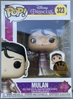 Mulan Funko Pop Disney Princess #323 Funko Exclusive Gold With Pin