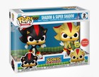 Funko Pop! Games Sonic The Hedgehog Shadow & Super Shadow GameStop Excl GITD