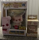 🌸Funko Pop! - FLOCKED Winnie The Pooh Cherry Blossom #1250 w/ Keychain