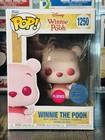FUNKO POP DISNEY WINNIE THE POOH #1250 FLOCKED SPECIAL EDITION PINK EDITION