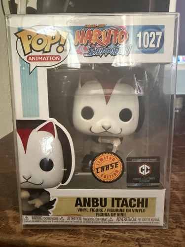 FUNKO POP 1027  ITACHI ANBU CHASE MASK NARUTO SHIPPUDEN EXCLUSIVE + PROTECTOR