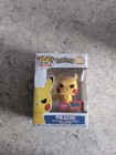 Funko Pop Angry Pokemon Pikachu Flocked 598 NYCC 2020 Exclusive RARE UK