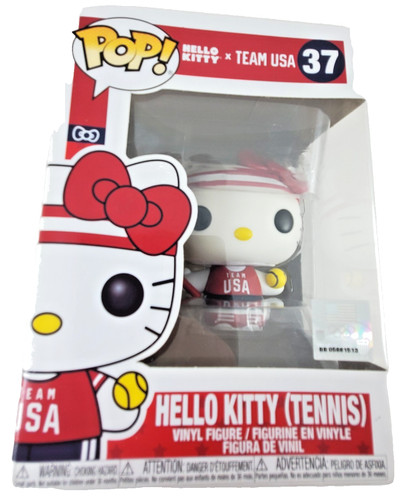 NEW NIB Funko Pop! Team USA Vinyl Figure - Hello Kitty Tennis #37 -88968492973
