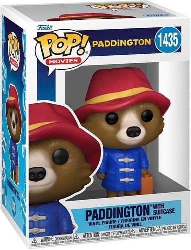 PADDINGTON WITH SUITCASE  3.75" POP MOVIES VINYL FUNKO FIGURE 1435  NEW IN STOCK