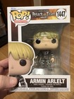 NEW Funko Pop Animation #1447 ARMIN ARLELT Attack On Titan Vinyl Figure