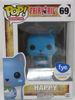 Funko Pop! Animation Fairy Tail #69 Happy Flocked FYE Exclusive