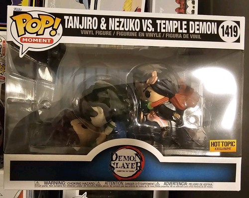 Funko Pop! Moments: Demon Slayer - Tanjiro & Nezuko vs. Temple Demon - Hot Topic