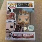 Funko Pop Rocks #184 Freddie Mercury With Crown Diamond Glitter Version