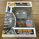 Funko Pop! Marvel Thor Ragnarok Korg With Miek 2018 Fall Convention #391
