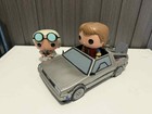 Funko Pop! Rides: Back To The Future -Marty McFly & DeLorean #02 w/Doc Brown OOB