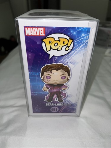 Funko Pop! Marvel -Star-Lord with Power Stone, glows Marvel Collector Corps #611