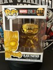 Marvel Studios 383 Gold Chrome Black Panther Funko Pop