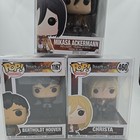 Funko POP! Attack on Titan: Mikasa Ackermann #21 ,Christa #460 & Bertholdt #1167