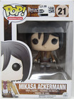Funko Pop! Animation Attack on Titan #21 Mikasa Ackermann Vinyl Figure
