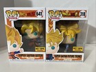 2 Funko Pop Super Saiyan Future Trunks & Goten Hot Topic Exclusive Dragon Ball Z