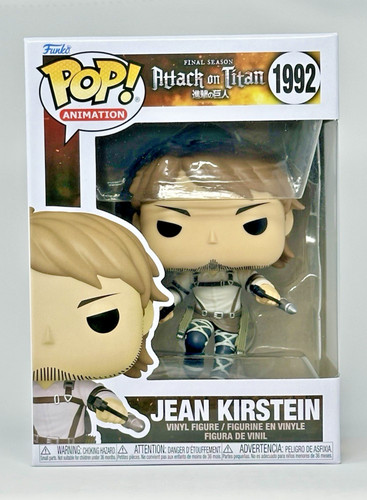 Funko Pop! AOT Jean Kirstein #1992 – Final Season w/ 0.5mm Protector – MIB