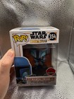 FUNKO POP! STAR WARS THE MANDALORIAN 354 DEATH WATCH 2-STRIPE MINT W/ PROTECTOR!