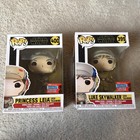 Funko Pop Star Wars Luke Skywalker 399 Princess Leia 400 Jedi Training 2020 Fall