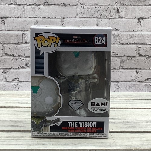 Funko Pop! Marvel WandaVision 824 The Vision Diamond BAM Vinyl Figure