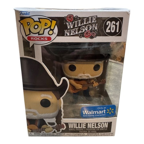 Willie Nelson FUNKO POP! Rocks WALMART Exclusive #261 New in Box